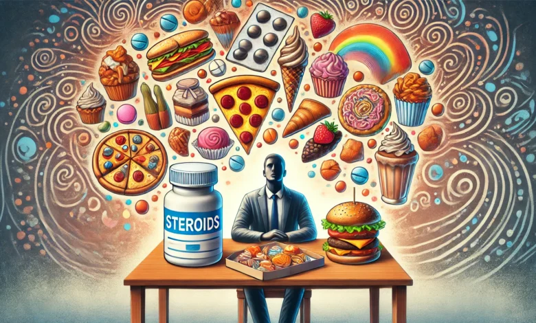 do steroids make your crave food